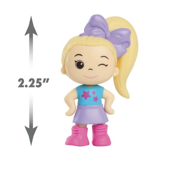 Jojo Siwa Collectible Mini 8 Figure Set Live Your Dream Cake Toppers New - Picture 4 of 4